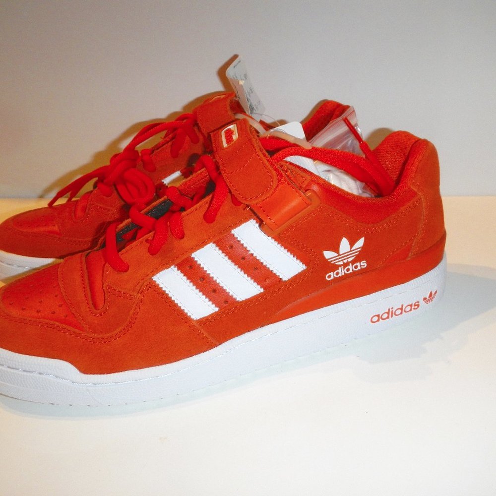 ADIDAS FORUM LO RS MEN SIZE 11US ORANGE - Picture 4 of 5
